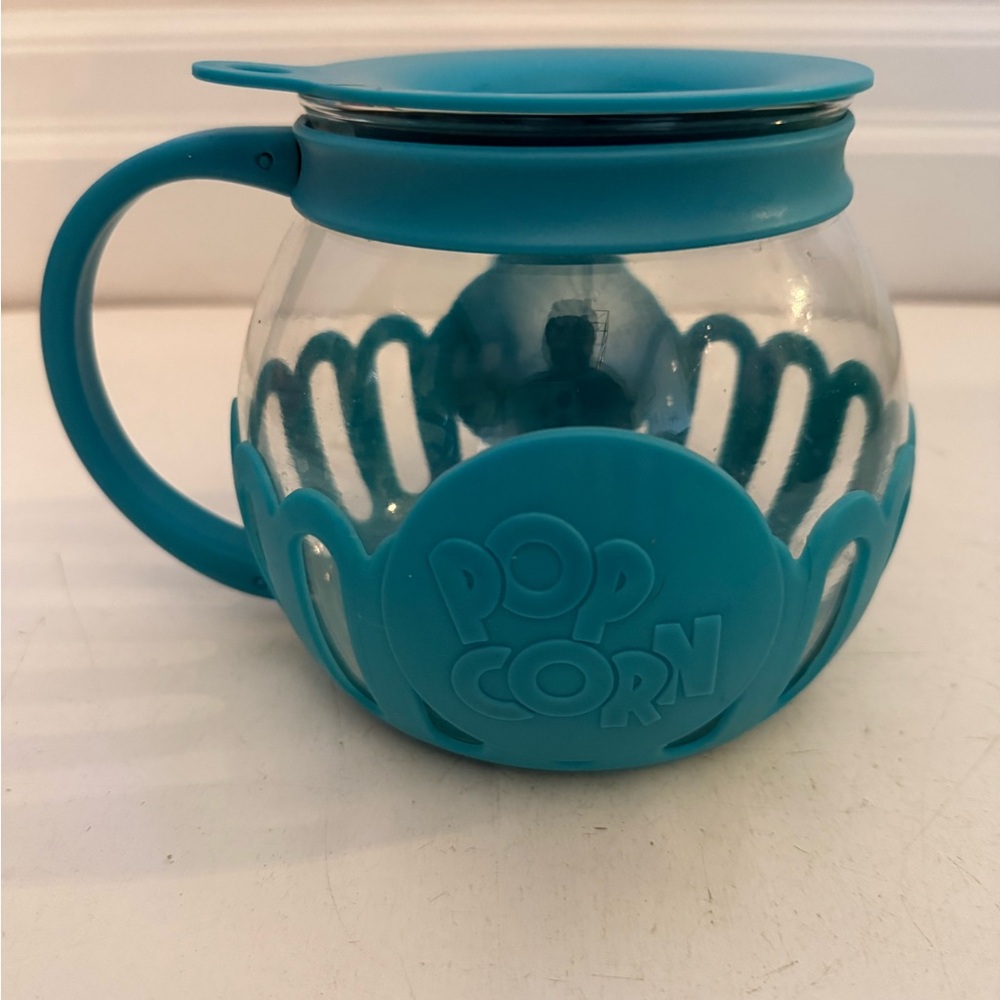 Micro-Pop Microwave Popcorn Popper with Temperature Safe Glass, 3-in-1